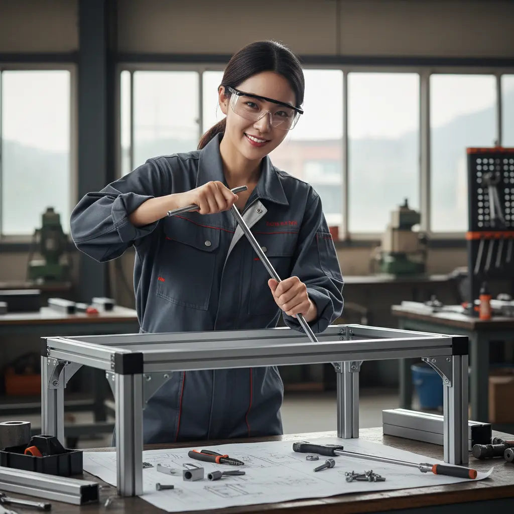 쉬워진 조립식 작업대