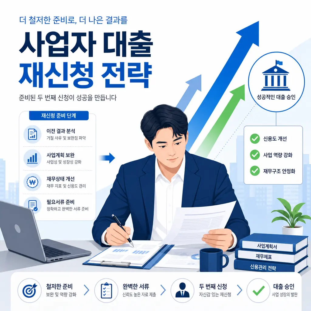 소진공 부결 후 재신청 가능 기간과 준비 방법 | 2026년 성공 가이드