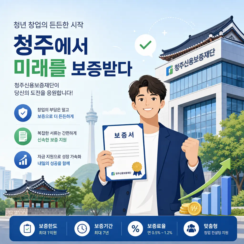 청주 스타트업 신용보증재단 보증서 발급 절차와 소요기간 | 2026년 신청 가이드