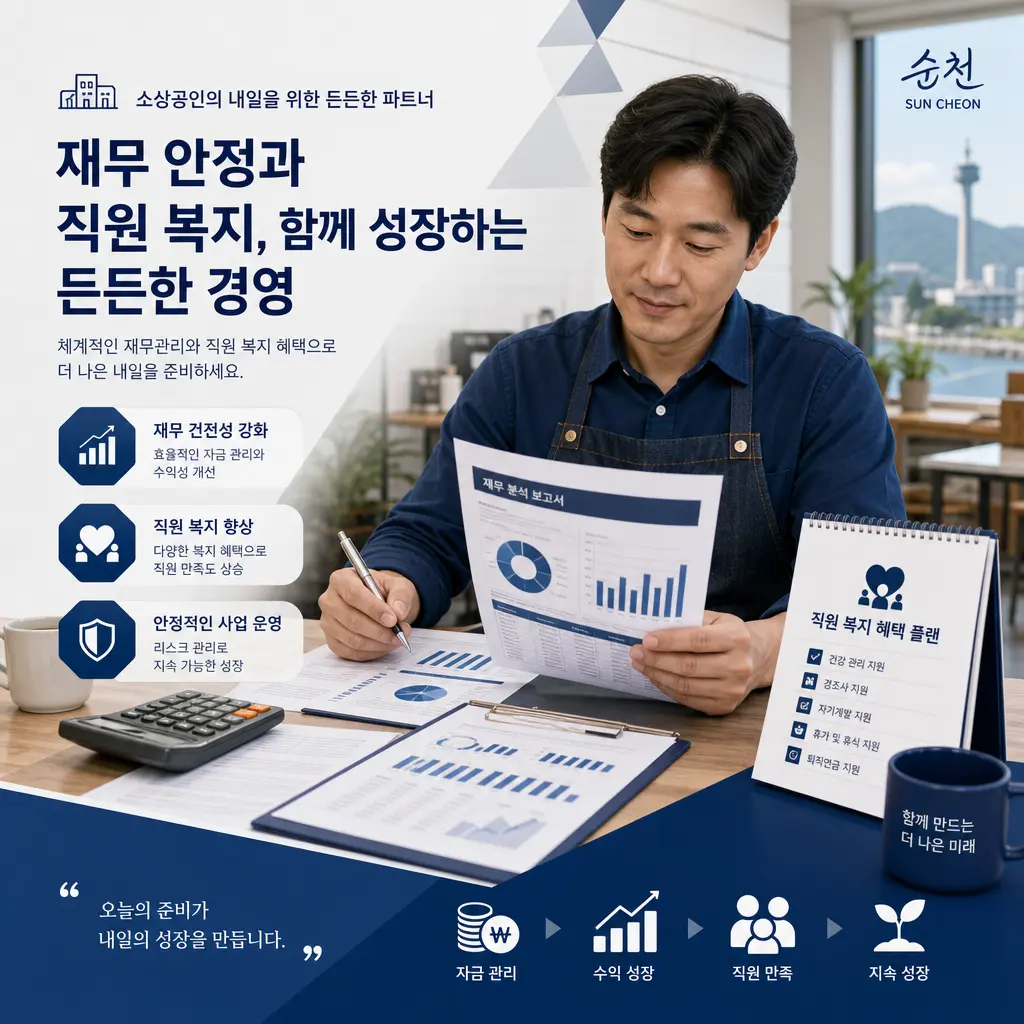 순천 소상공인 사내근로복지기금 신청조건·운영비 지원금 계산 가이드 2026