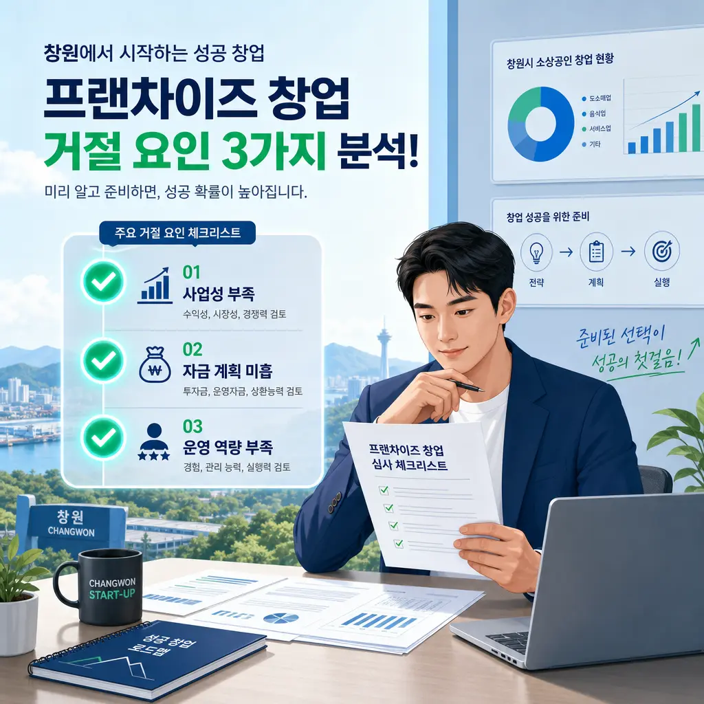 창원 프랜차이즈 중진공 부결 TOP3 이유 | 심사 전 사전 점검법