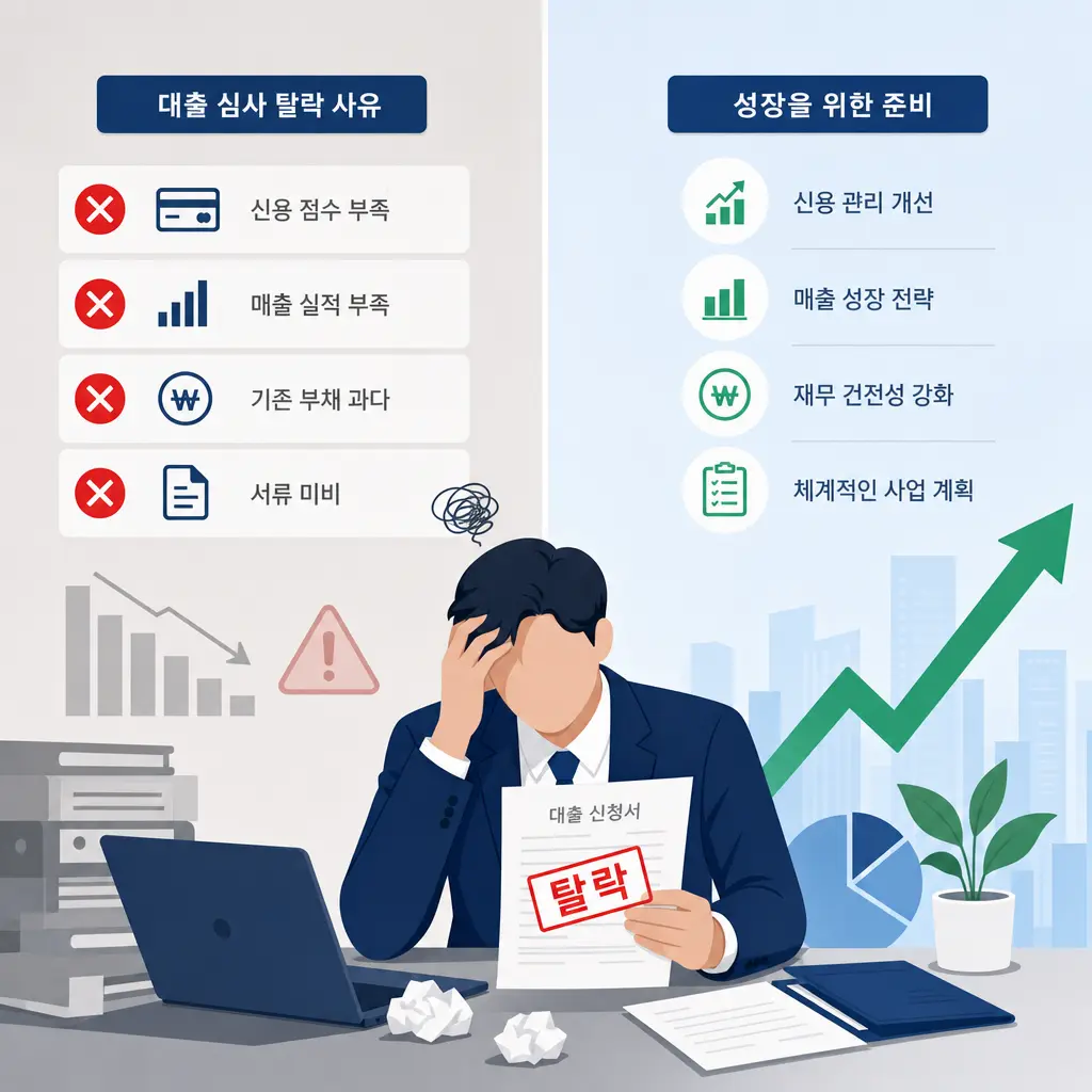 중진공 운전자금 부결 이유 5가지|부산 프랜차이즈 재신청 체크리스트
