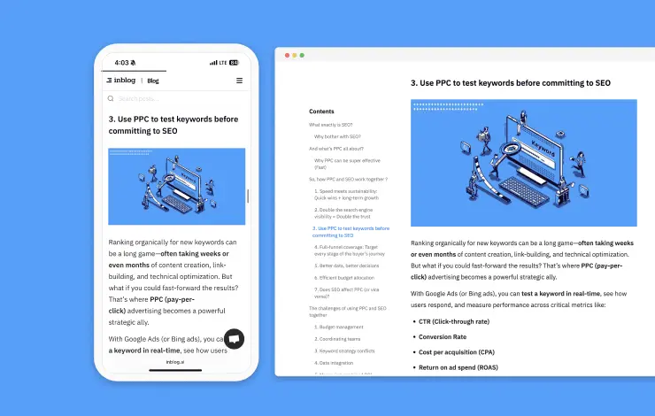 Fully responsive layouts