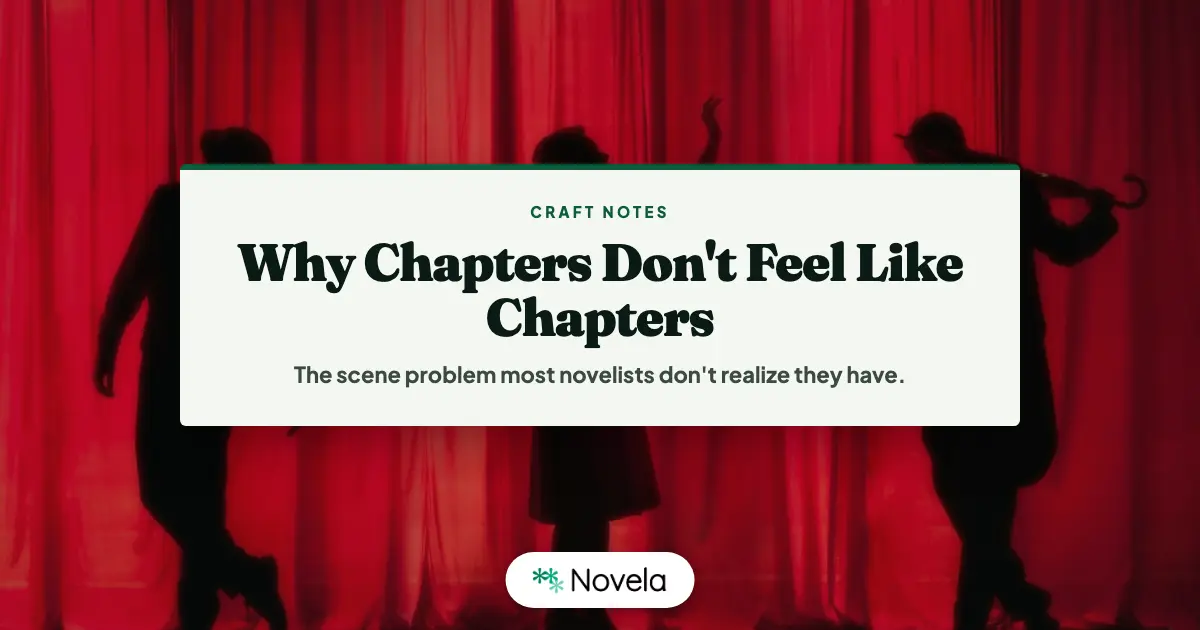 The Scene Problem: Why Your Chapters Don't Feel Like Chapters