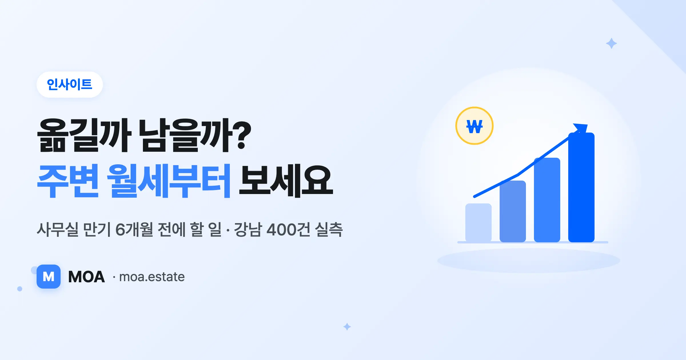 사무실 만기 6개월 전, 옮길까 남을까? 주변 월세부터 확인하세요