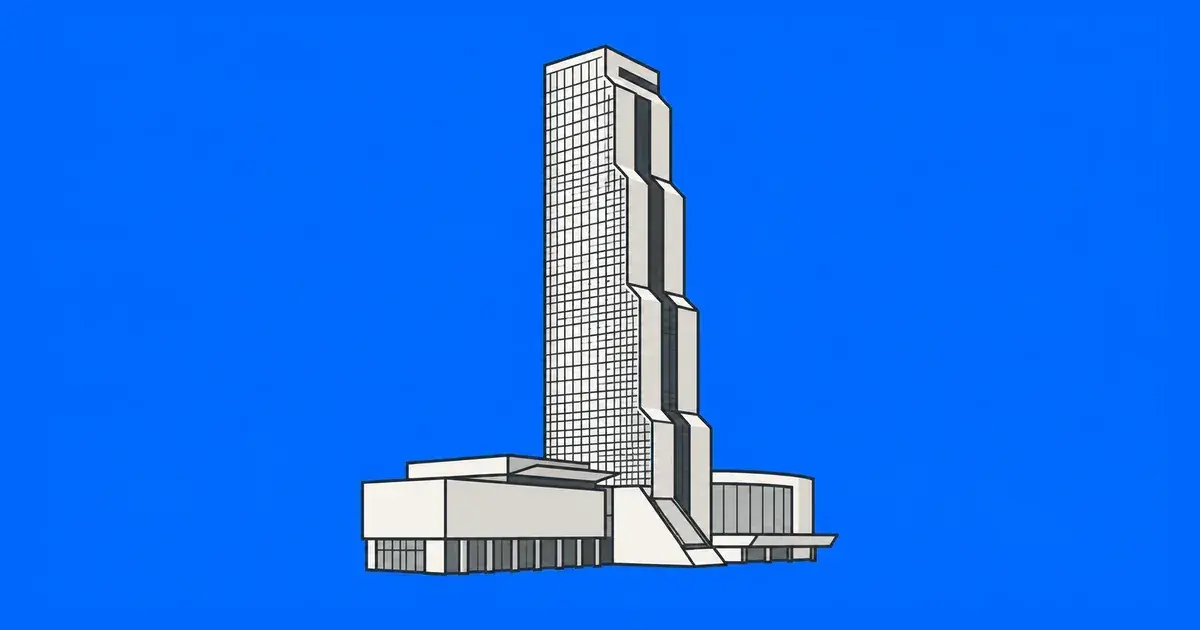 트레이드타워 사무실 임대 | 무역센터의 54층 오피스와 계단형 외관