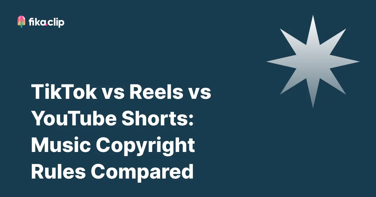 TikTok vs Reels vs YouTube Shorts: Music Copyright Rules Compared