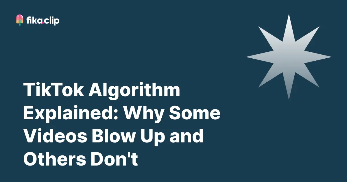 TikTok Algorithm Explained: Why Some Videos Blow Up and Others Don't