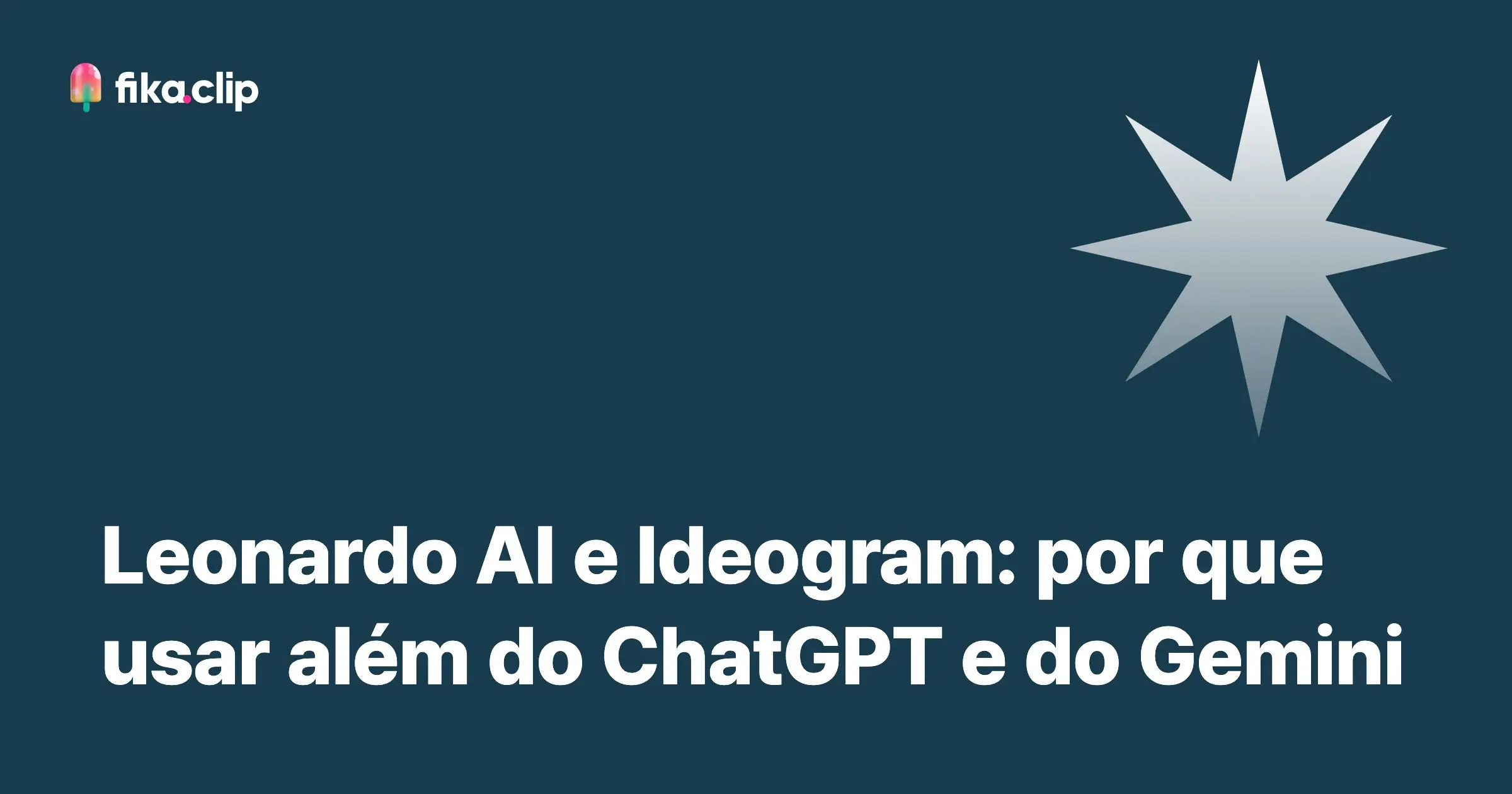 Leonardo AI e Ideogram: por que usar além do ChatGPT e do Gemini