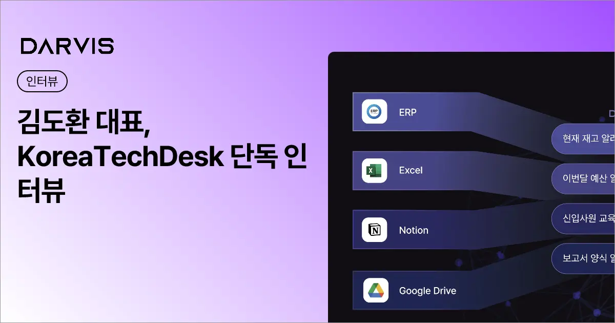 김도환 대표, KoreaTechDesk 단독 인터뷰