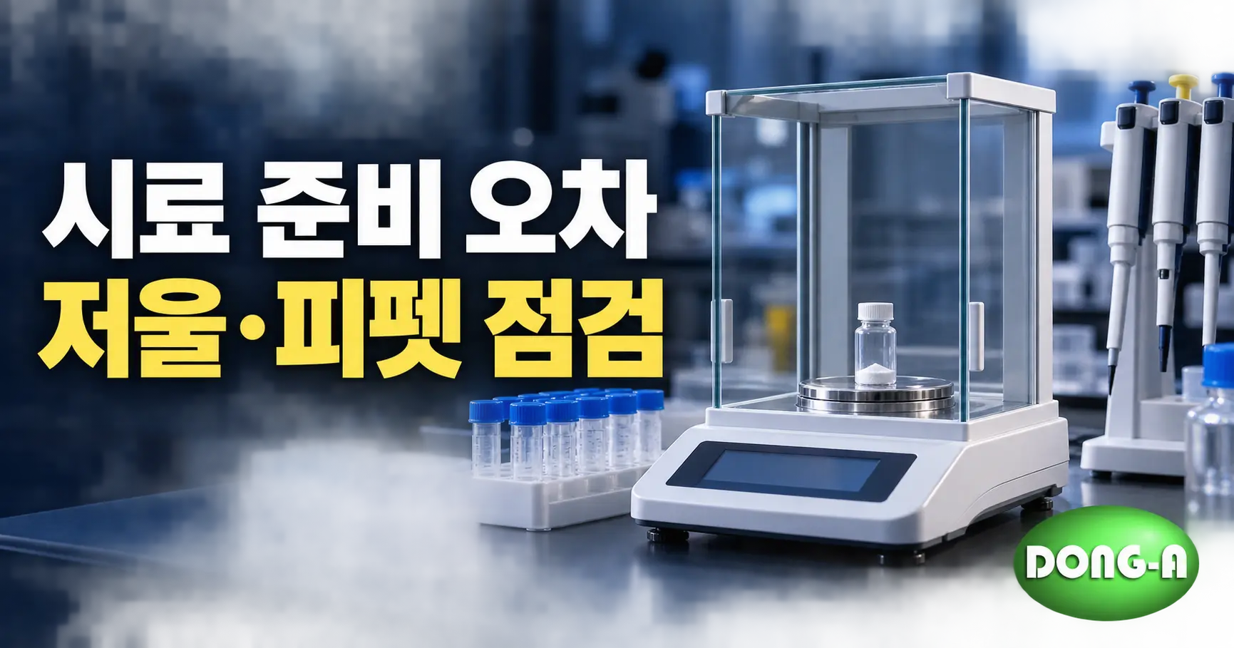 제약 시료 준비 오차 줄이기: 분석저울 교정과 피펫 점검