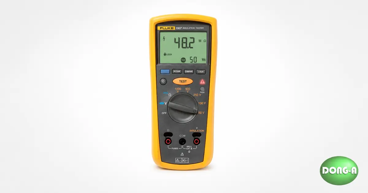 FLUKE 1507 렌탈 전 시험전압을 어떻게 고를까? 50·100·250·500·1000V 선택과 안전 순서