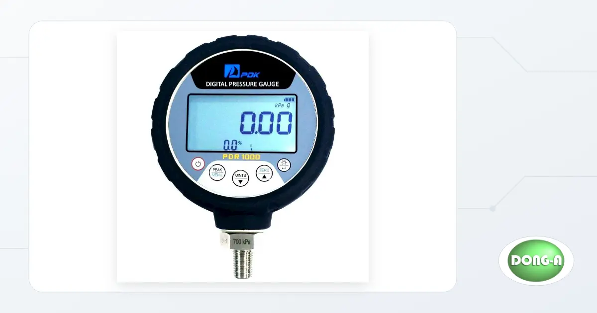 PDK PDR1000 렌탈 전 0~100 kPa·정확도·압력 종류 확인법
