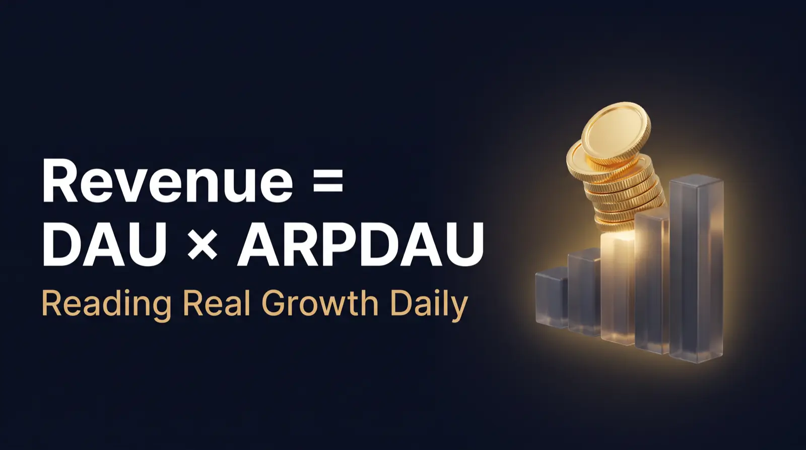 Revenue = DAU × ARPDAU: The Daily Metric That Separates Real Growth From Install Spikes