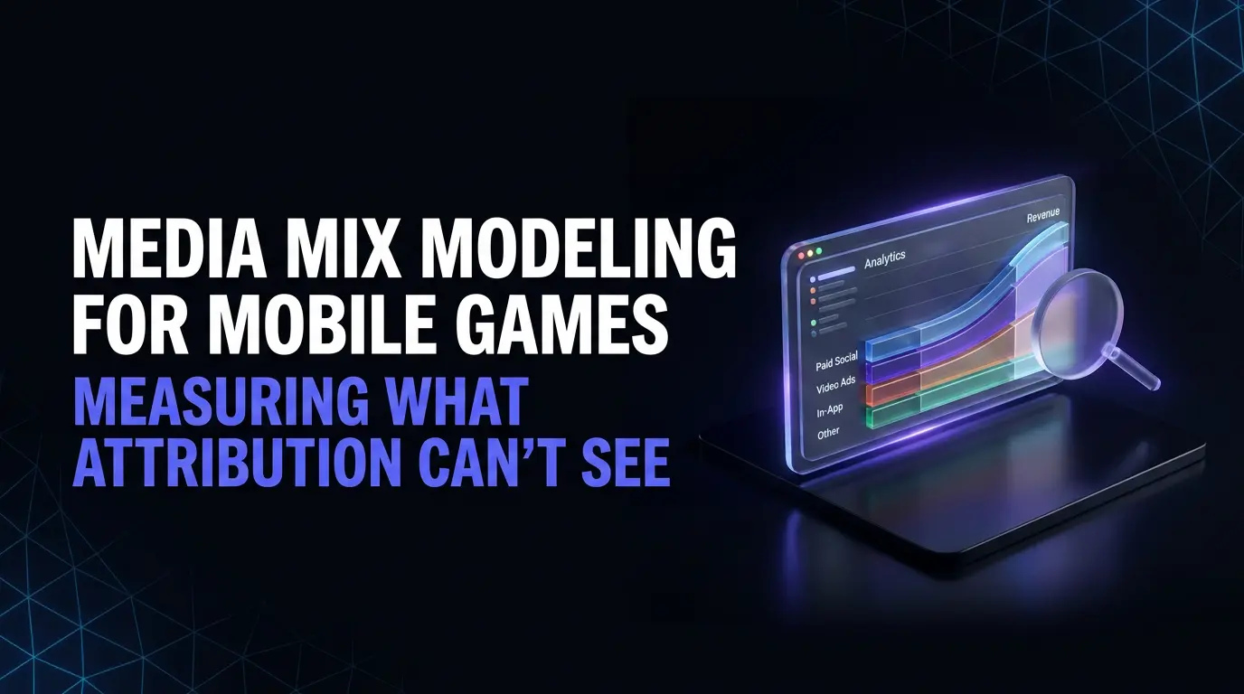 Media Mix Modeling for Mobile Games: Measuring What Attribution Can No Longer See