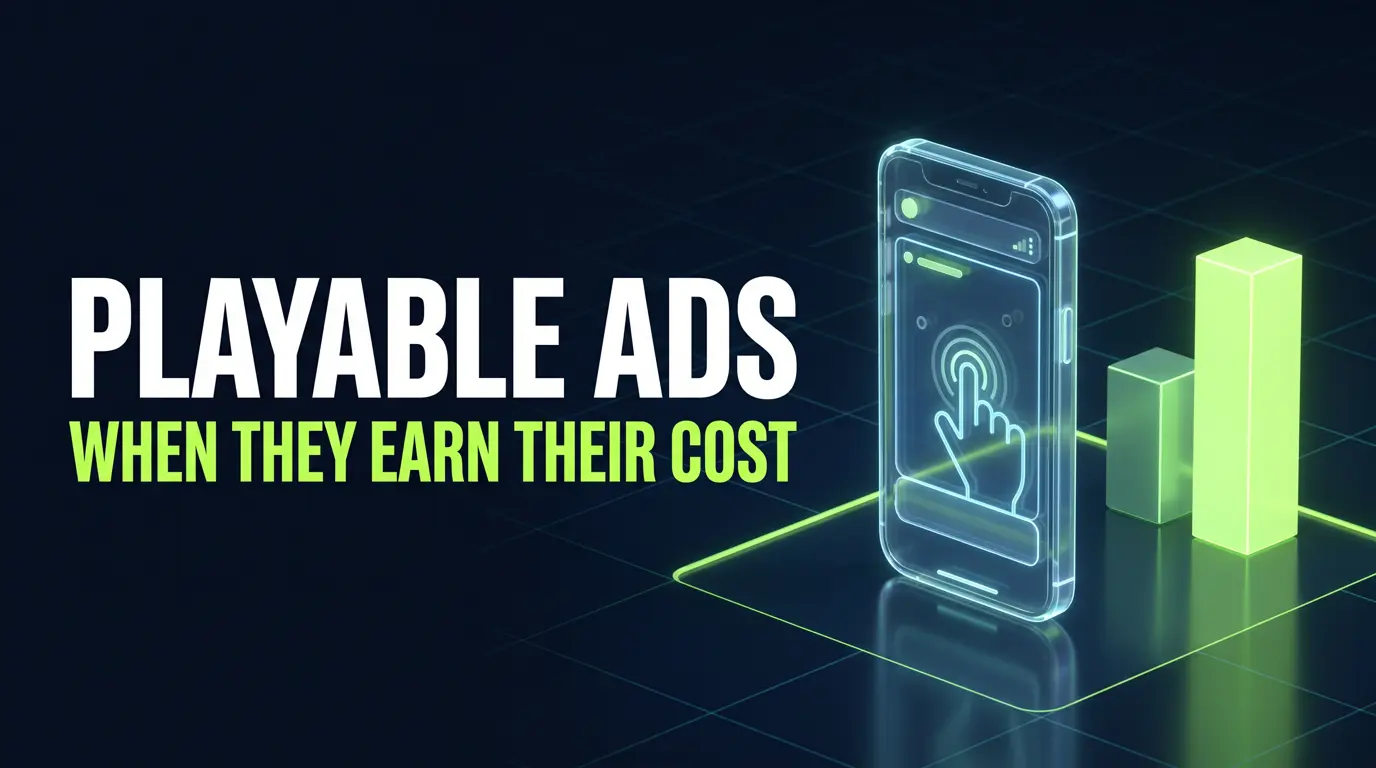 Playable Ads: The Conditions That Justify a $5,000 Production Bill