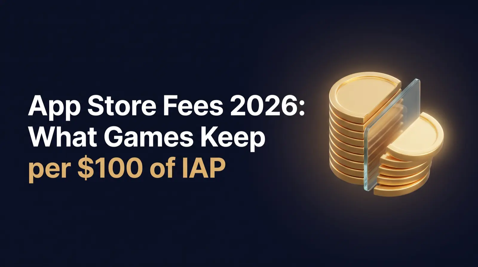 App Store and Google Play Fees in 2026: What Games Actually Keep per $100 of In-App Revenue