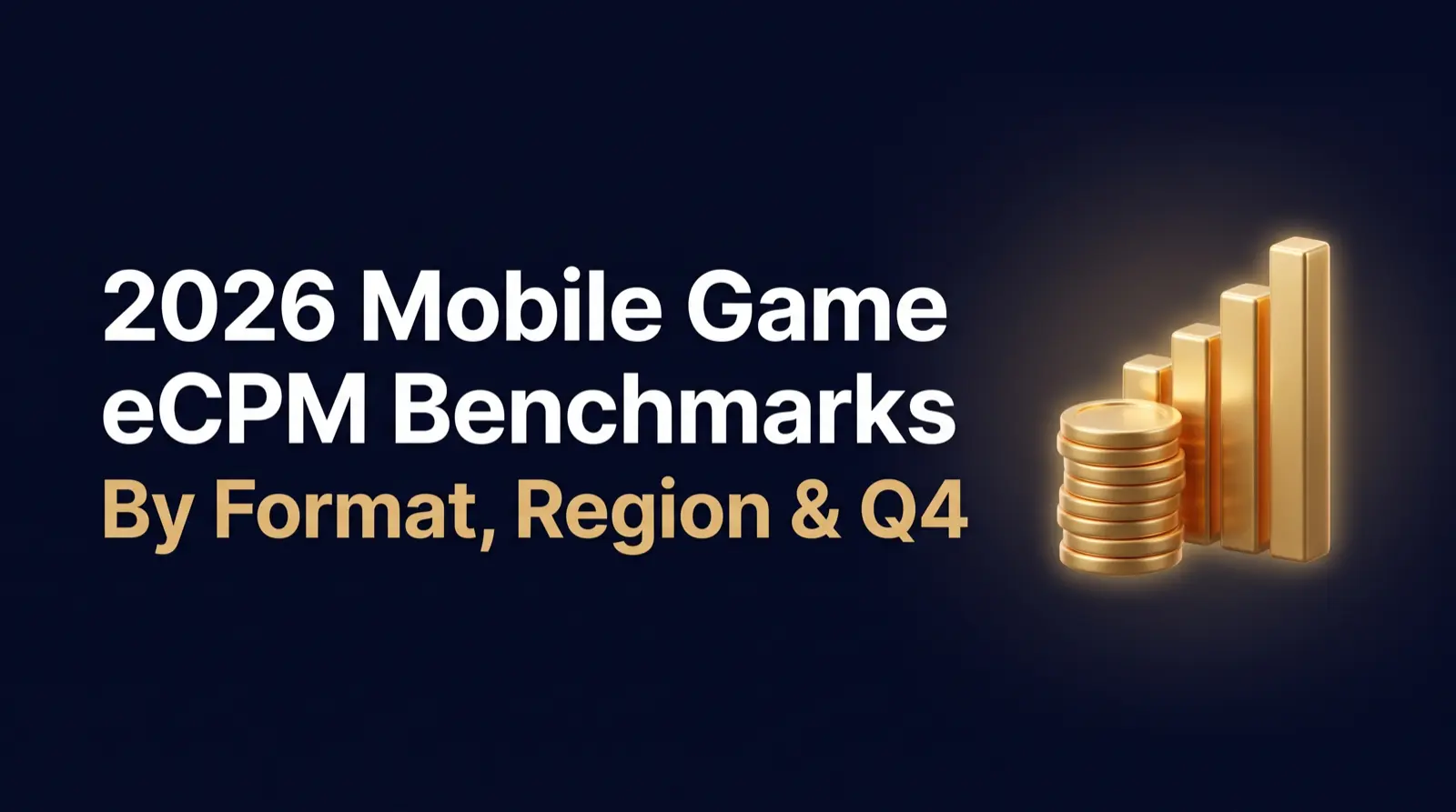 What Are 1,000 Ad Impressions Worth? 2026 Mobile Game eCPM Benchmarks by Format, Region, and OS, and the Q4 Price Window