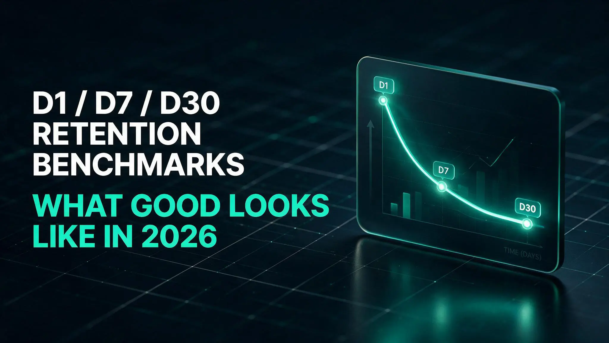 D1/D7/D30 Retention Benchmarks for 2026: What Good Looks Like and How to Read Your Own Curve