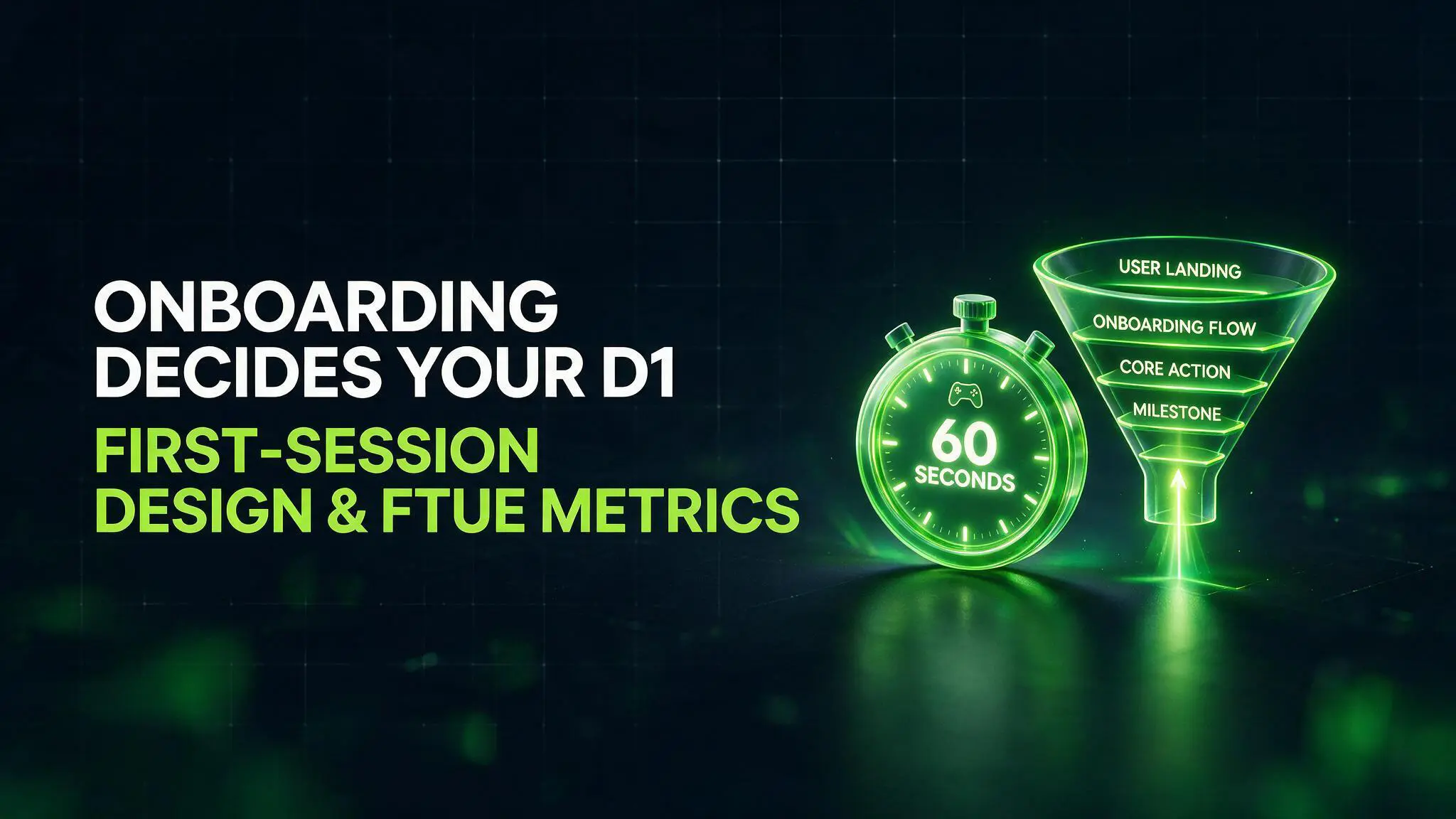 Onboarding Decides Your D1: First-Session Design and the FTUE Metrics That Matter