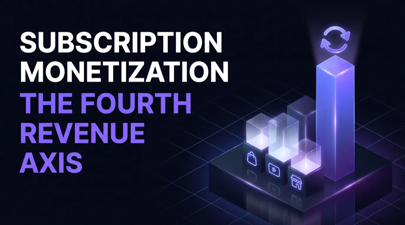 Subscription Monetization in Mobile Games: Where the Fourth Axis Belongs