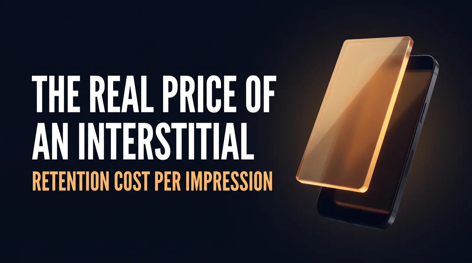 The Real Price of an Interstitial: What One Full-Screen Ad Costs You in Retention