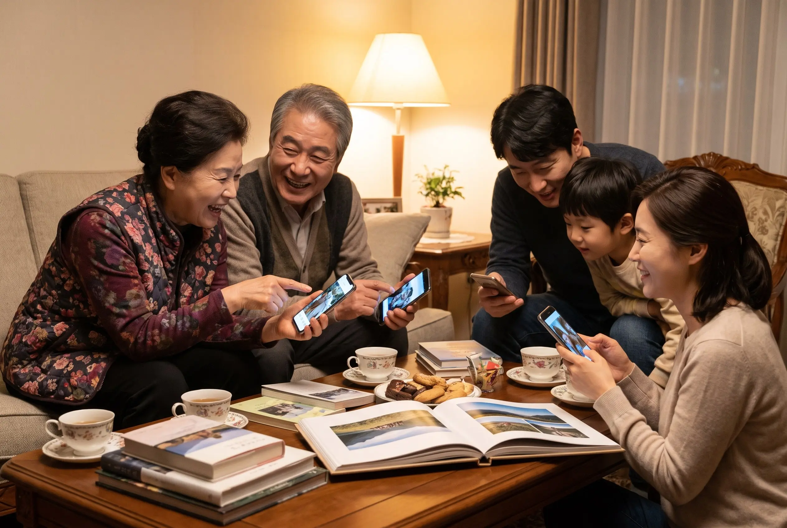 온 가족이 함께 만드는 아이 성장 공동 포토북 2026 — 조부모·이모·삼촌 사진까지 한 권에