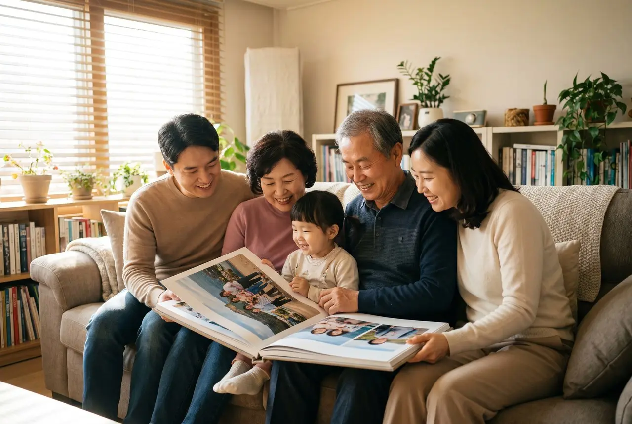 가족 공동 포토북 만들기 2026 — 온 가족 사진 함께 모아 한 권에