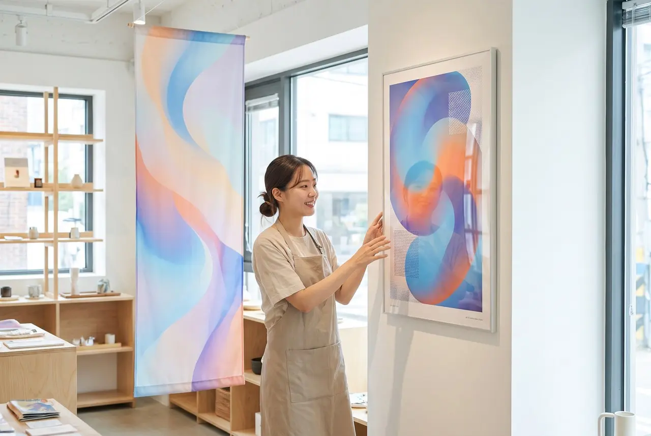 캔바 포스터·현수막, 대형 인쇄로 완성하는 법 2026 — 파일 준비부터 현장 설치까지
