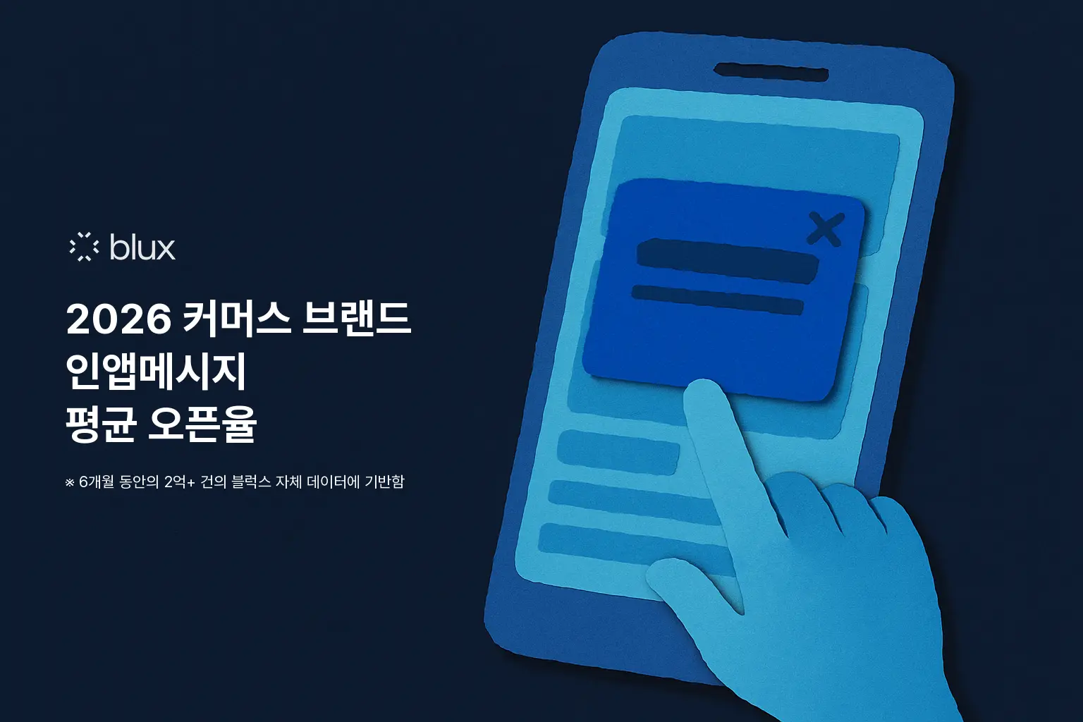 2026 커머스 브랜드 인앱메시지 평균 오픈율