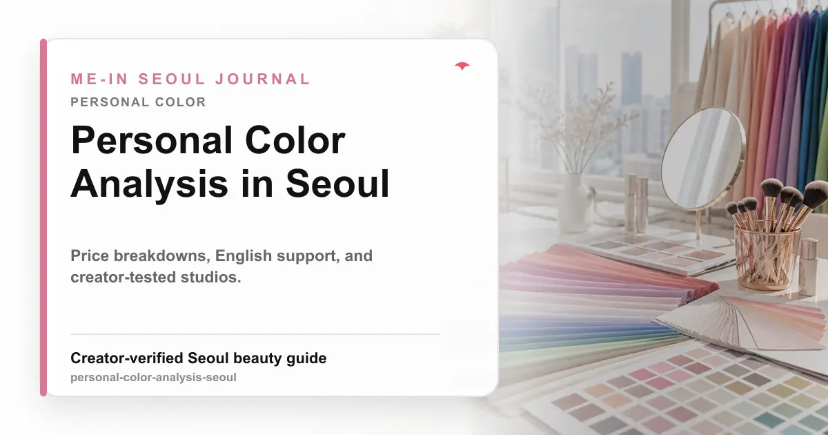 Personal Color Analysis in Seoul: Is It Worth It?