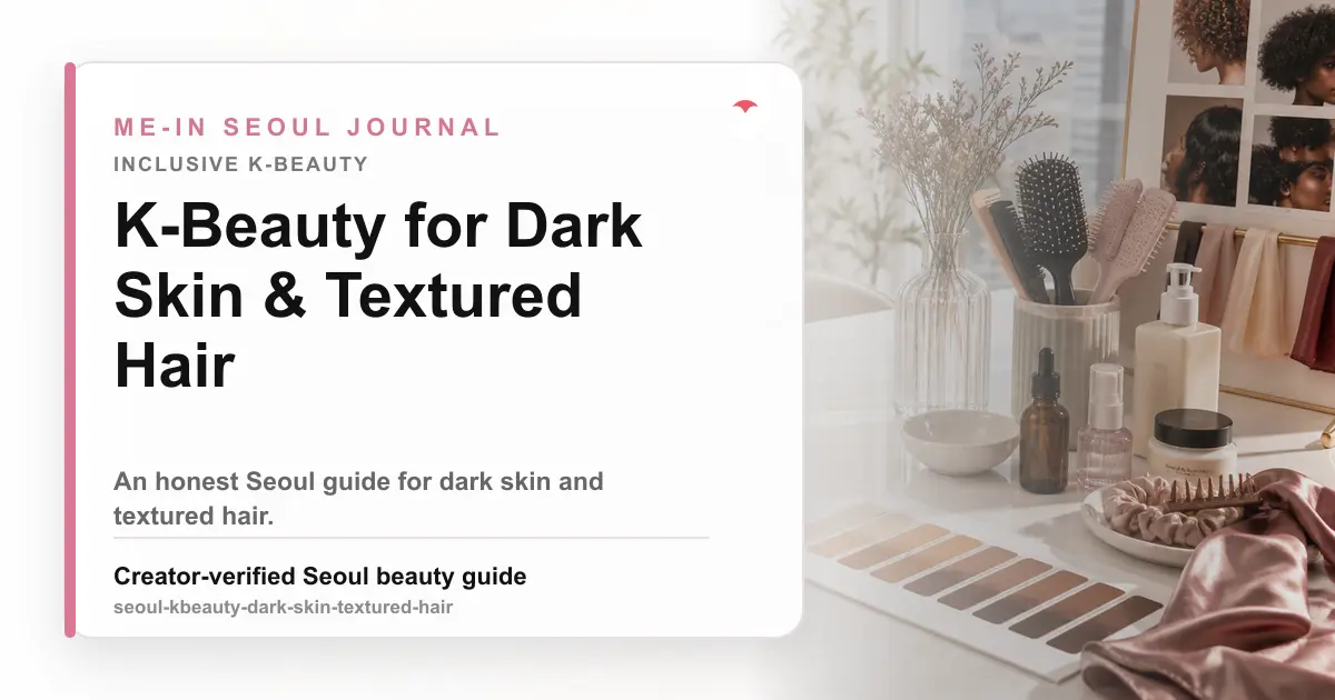 K-Beauty in Seoul for Dark Skin & Textured Hair
