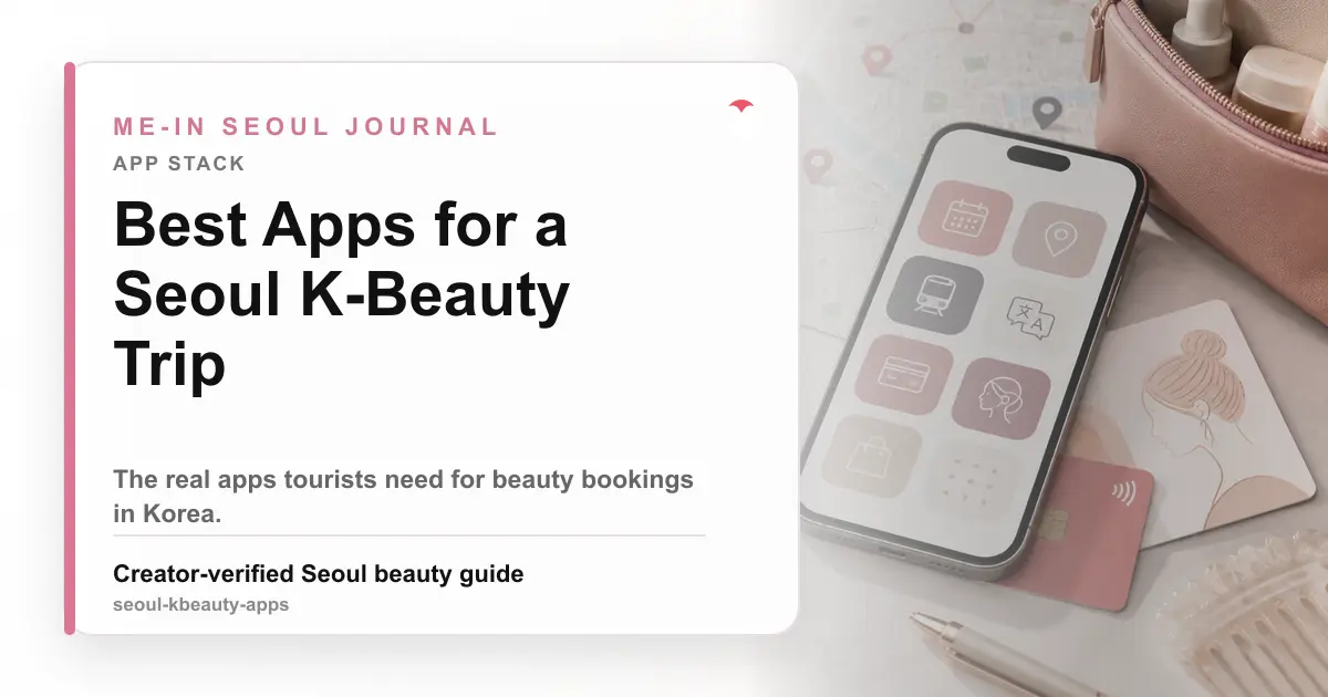 Best Apps for a K-Beauty Trip to Seoul