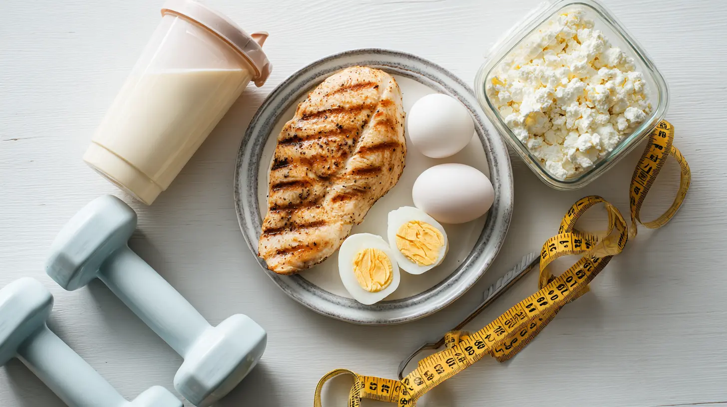 닭가슴살, 계란 등 단백질 형성에 도움을 주는 식재료