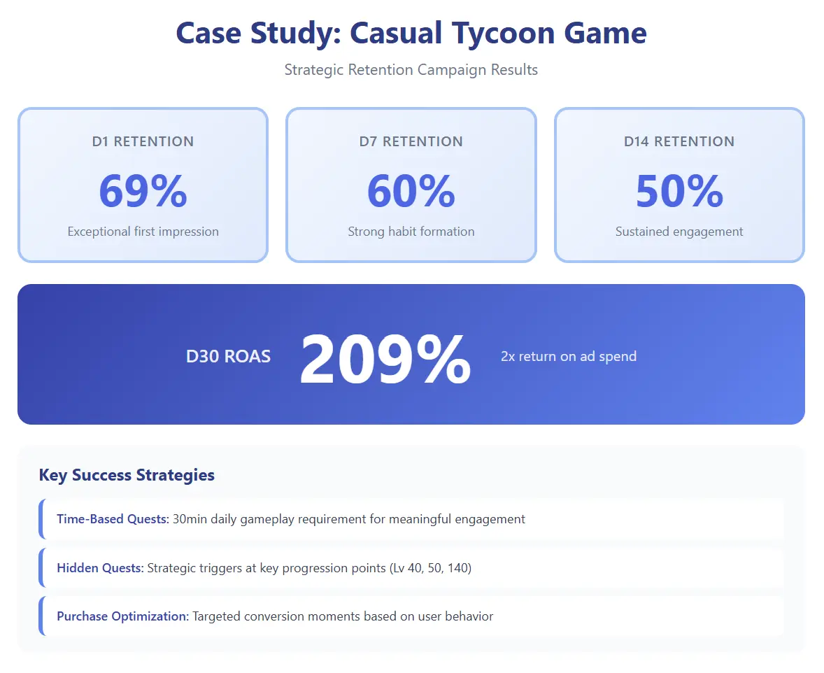 case study: casual tycoon game