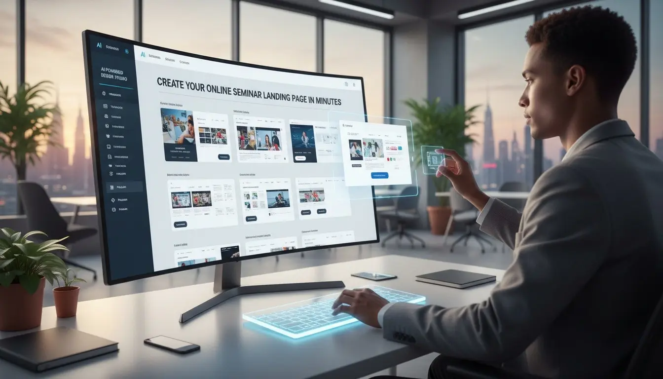 온라인 세미나 랜딩페이지 제작 - AI와 노코드 트렌드가 바꾼 랜딩페이지 제작 환경
