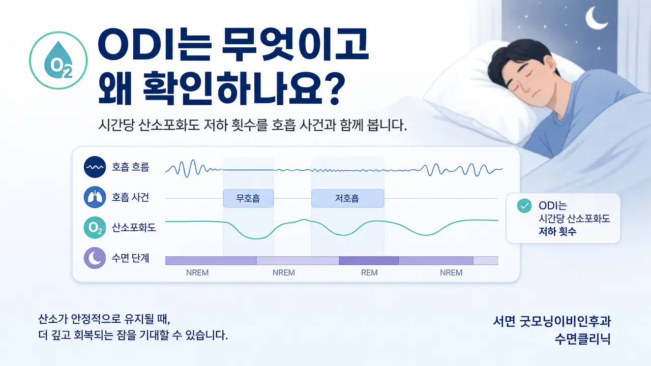부산수면다원검사 | ODI는 무엇이고 왜 확인하나요?