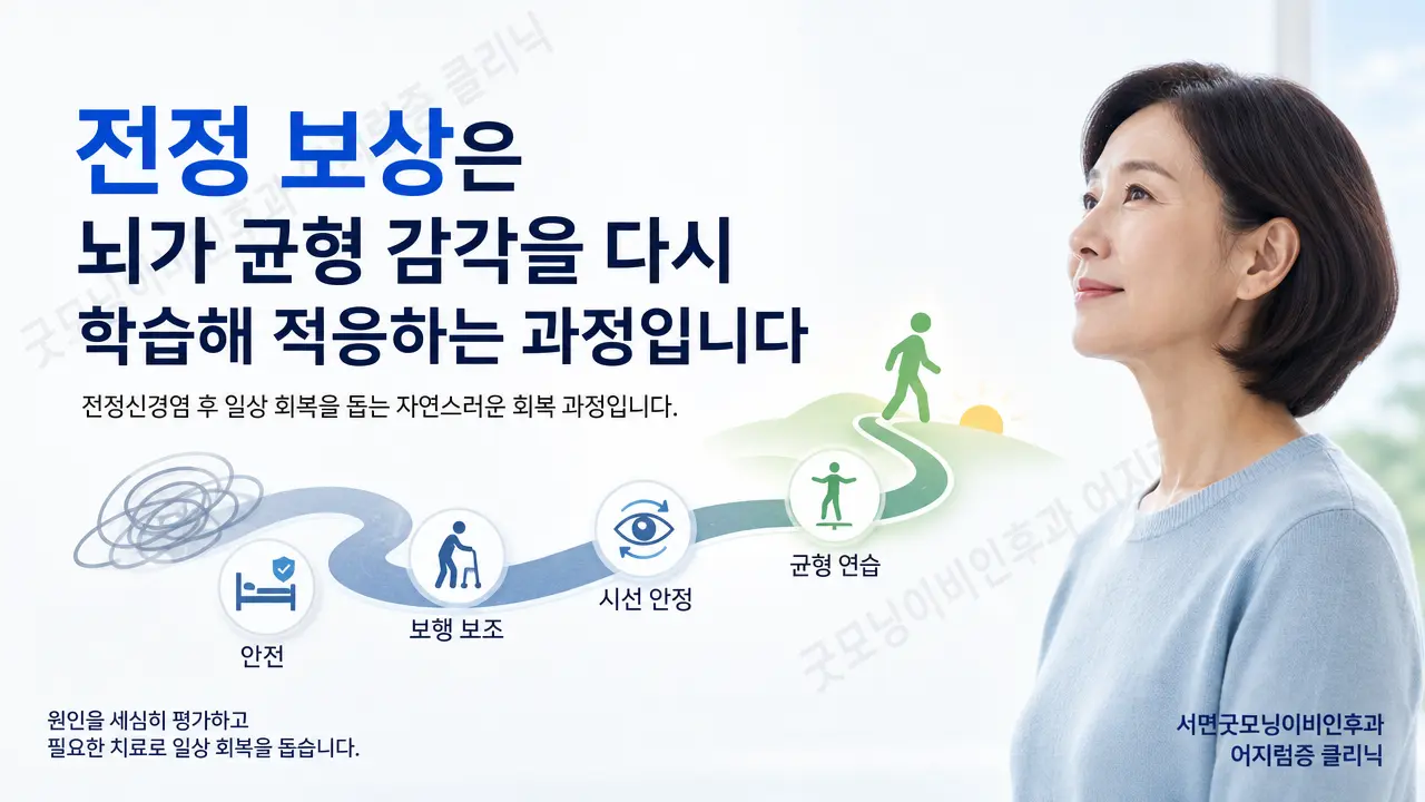 부산어지럼증 | 전정신경염에서 전정 보상이란 무엇인가요?