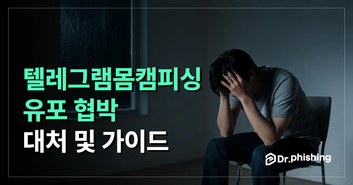 텔레그램 몸캠피싱 대처법: 유포협박 차단·증거 보존 가이드