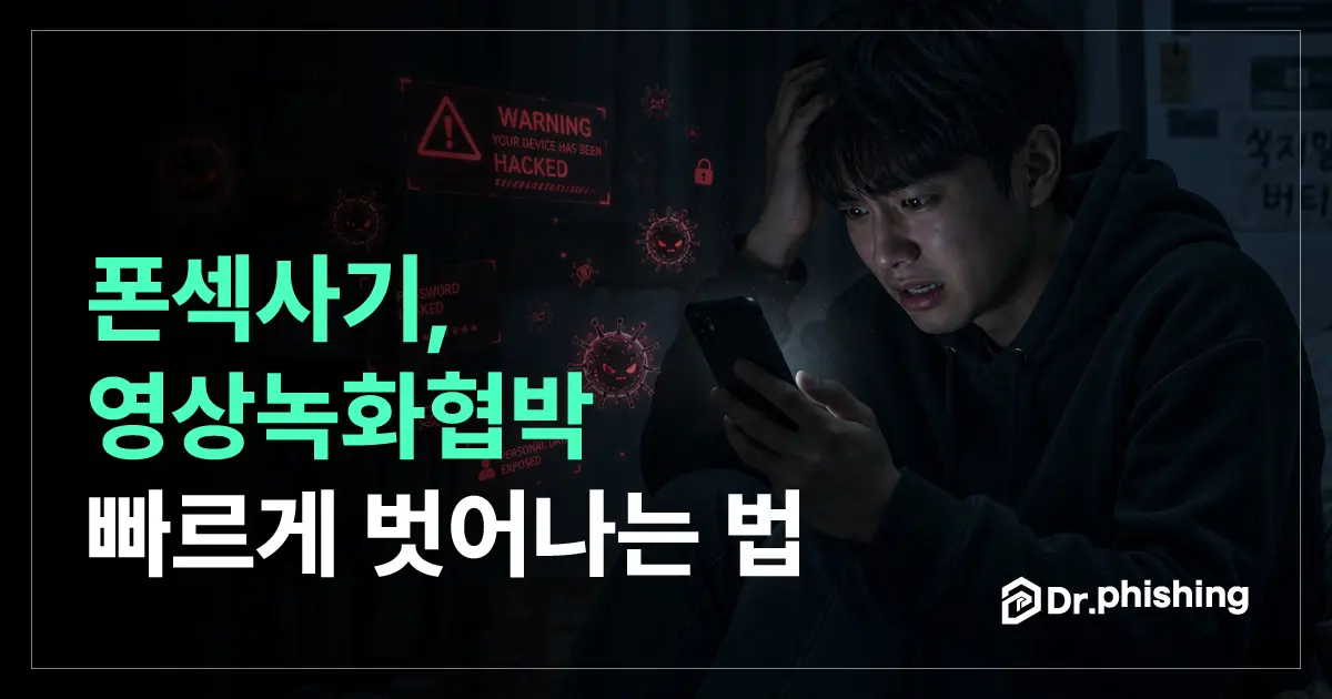 폰섹사기 당했을 때, 영상유포협박에서 빠르게 벗어나는 법