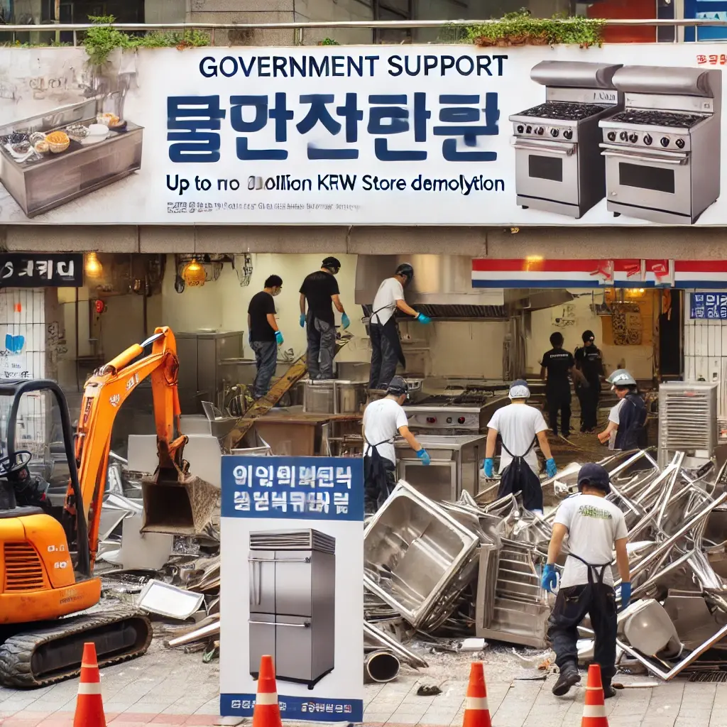 정부지원 점포철거비 지원