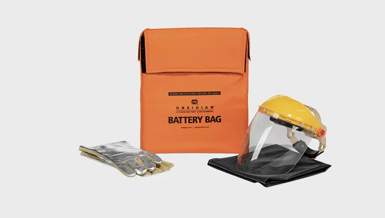 FAA 인증 리튬화재 격리백 BAT320 제품 전체 이미지