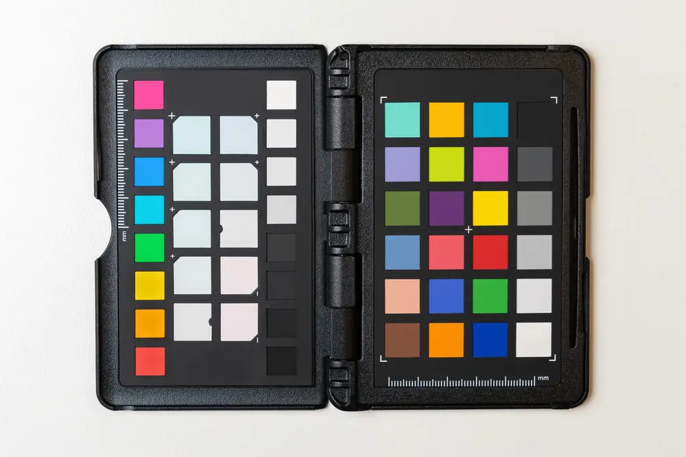 촬영시 사용되는 컬러차트