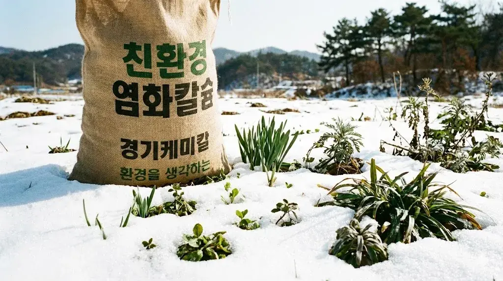 친환경 염화칼슘 제설제 경기케미칼