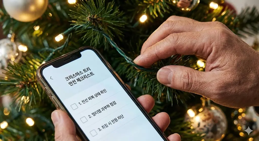 크리스마스 트리 안전 점검