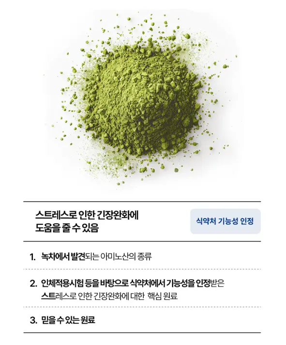 테아닌 불면증 수면 성분