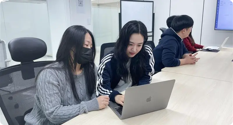 블룸에이아이 CX본부 팀원들 