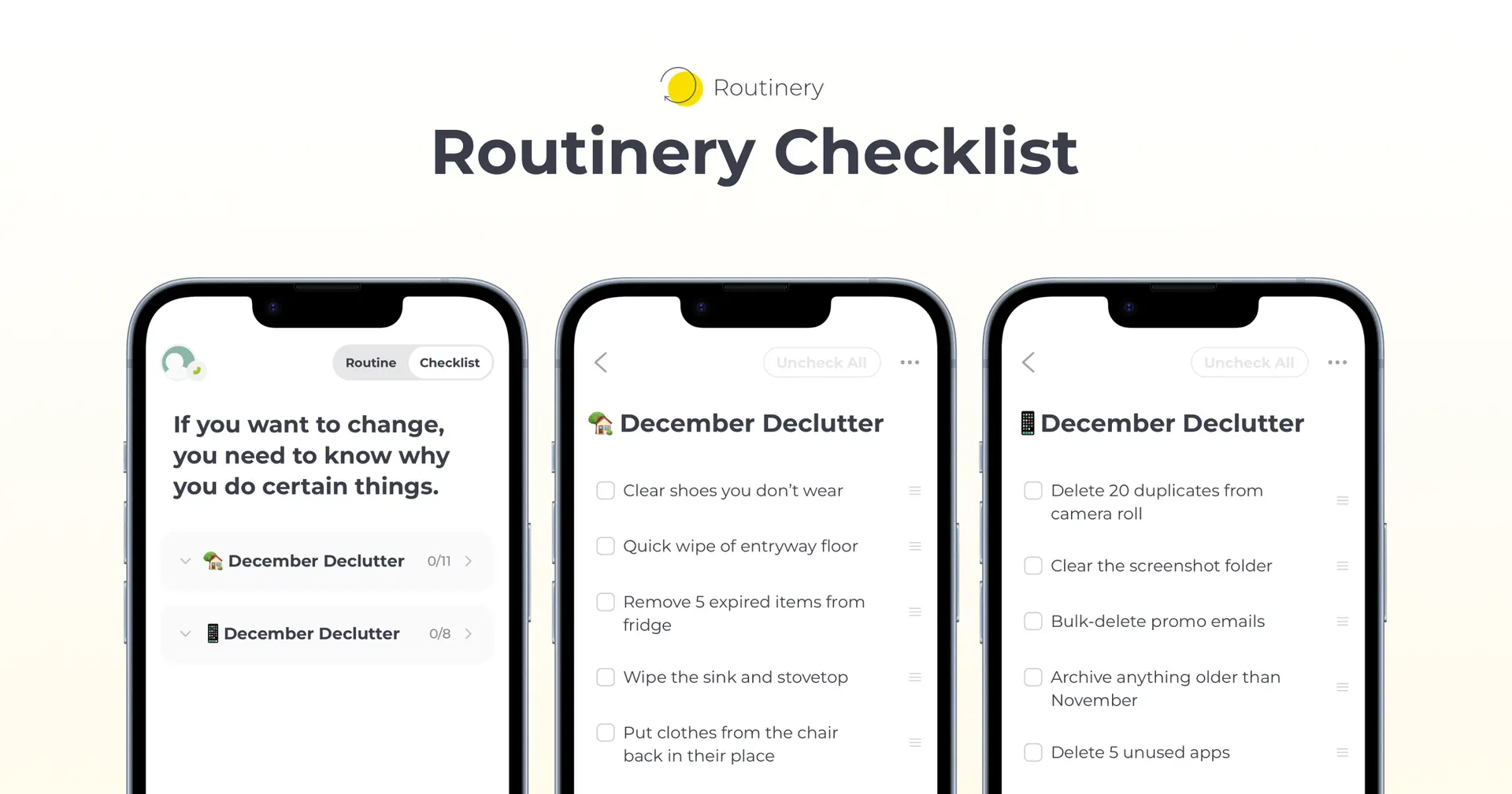 Start 2026 Fresh: December Declutter Checklist - Routine & Habit ...