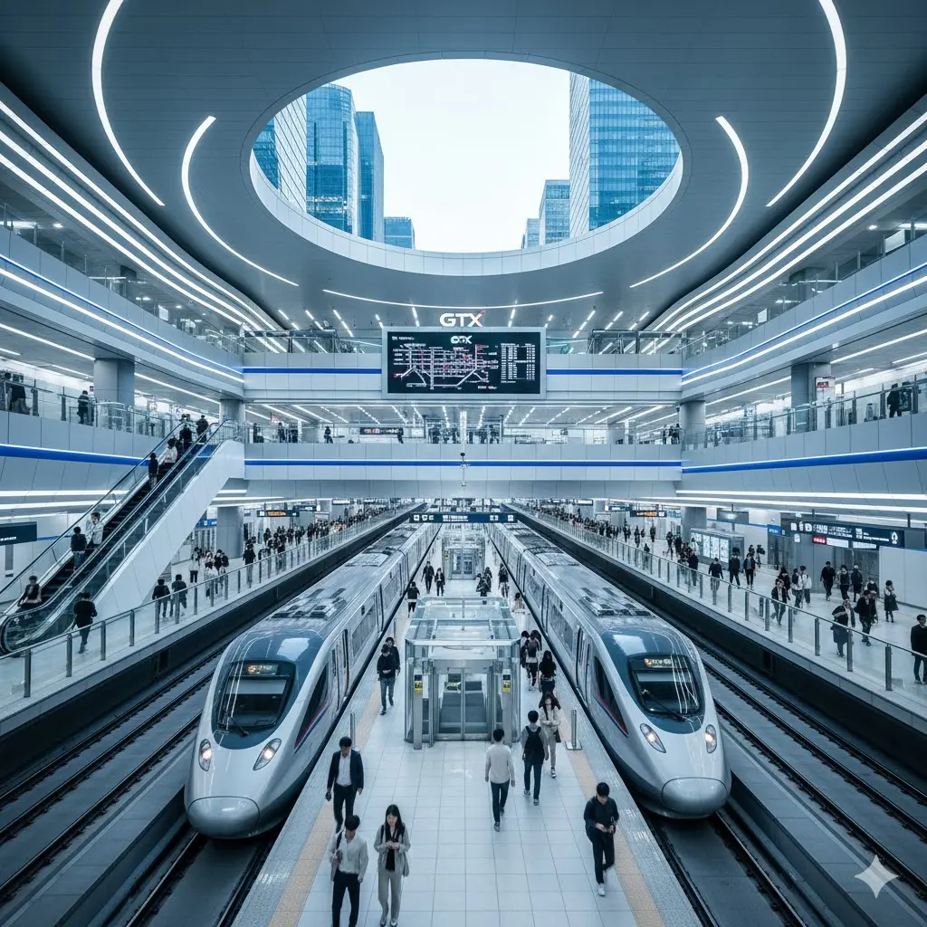 GTX 삼성역 개통은 왜 늦을까? GTX-A는 2026년 ‘무정차 통과’(도심구간 직결) 목표, 2028년 ‘삼성역 정차 포함 전 구간’ 목표. 영동대로 복합환승센터 때문에 늦는 이유와 부동산 영향까지