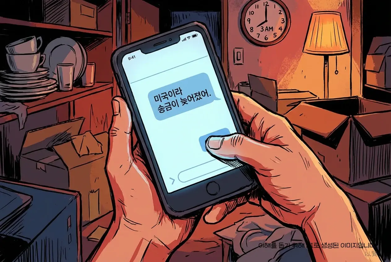 친구에게 온 문자 스톡이미지